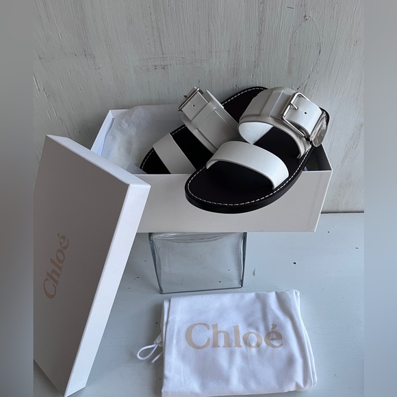 Chloé Rebecca Slide Sandal Size 38 - Picture 4 of 13